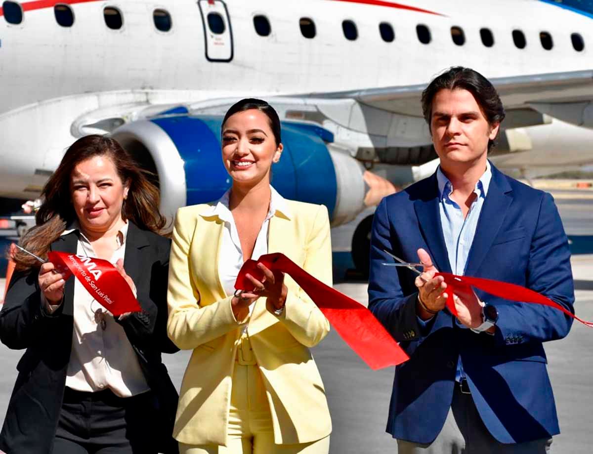 REACTIVACIÓN DEL VUELO SLP-MONTERREY, IMPULSA CONECTIVIDAD CON MÉXICO Y EL MUNDO