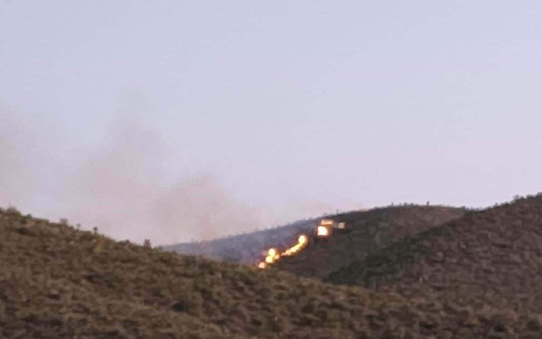 PROTECCIÓN CIVIL ESTATAL ATIENDE INCENDIO EN EL CERRO DEL SABINO