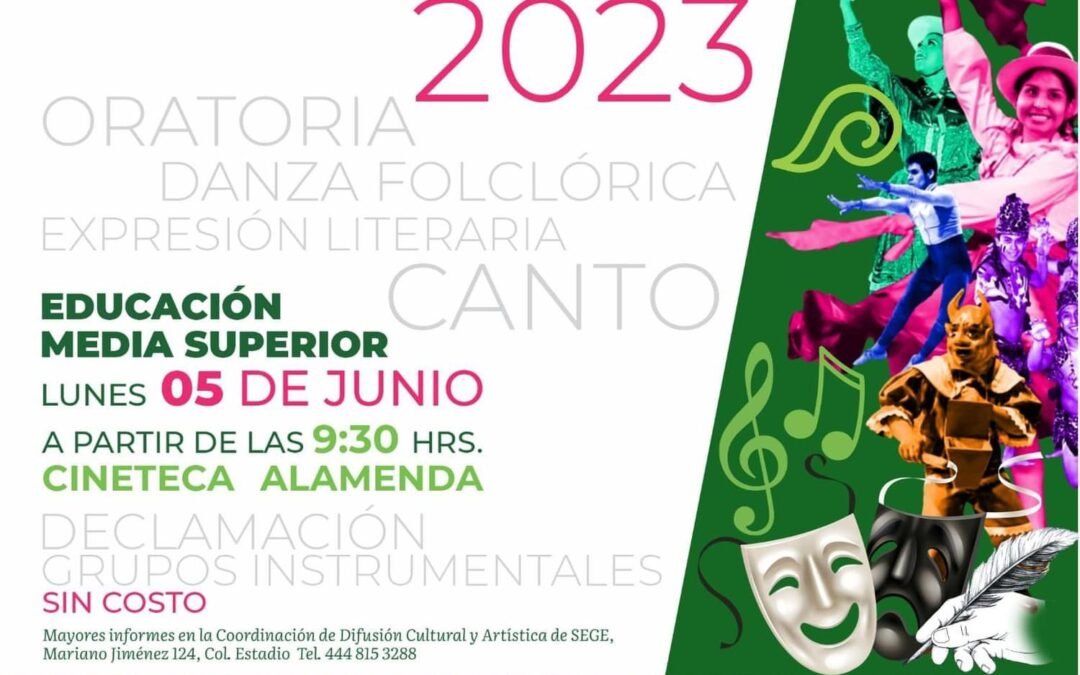 SEGE IMPULSA VALORES ARTÍSTICOS Y CULTURALES EN LA JUVENTUD POTOSINA