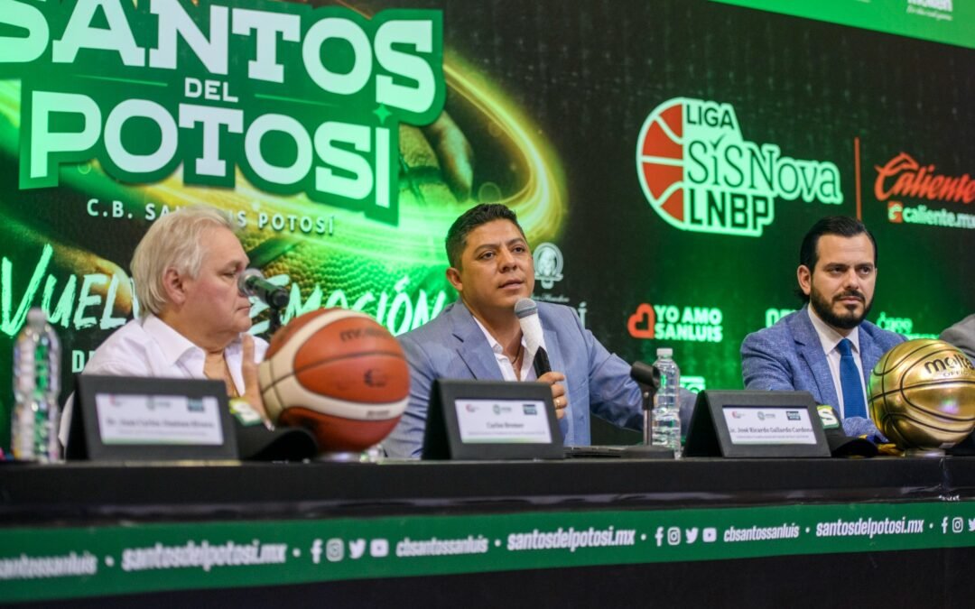 RICARDO GALLARDO REGRESA EL BÁSQUETBOL A SAN LUIS POTOSÍ