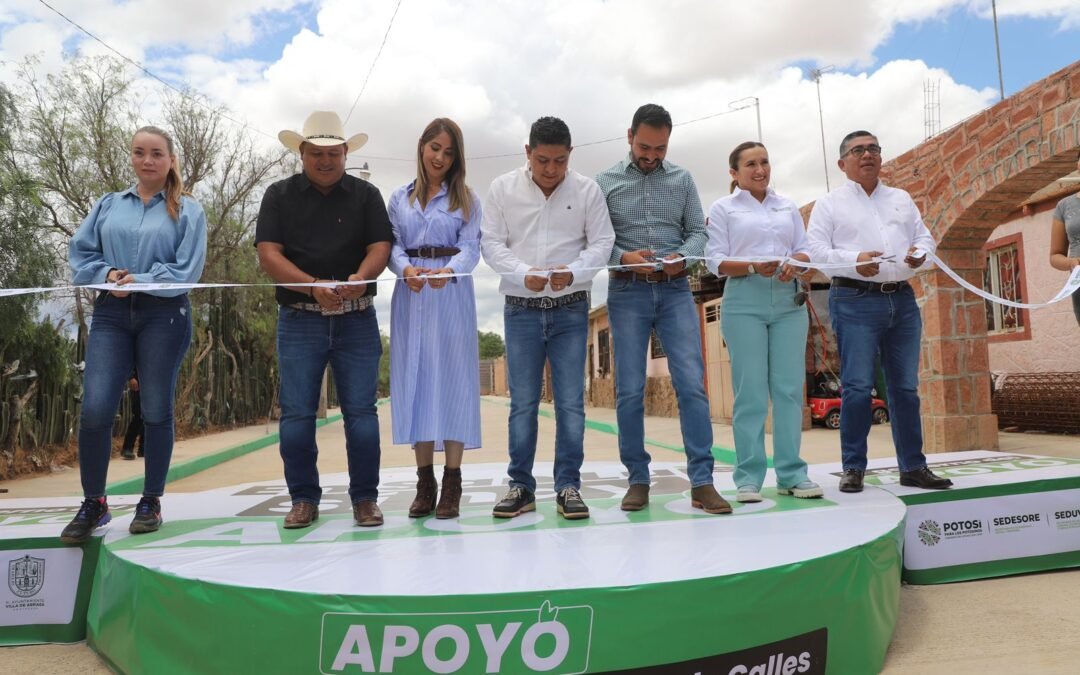 RICARDO GALLARDO SÍ BRINDA APOYO CON OBRAS EN VILLA DE ARRIAGA