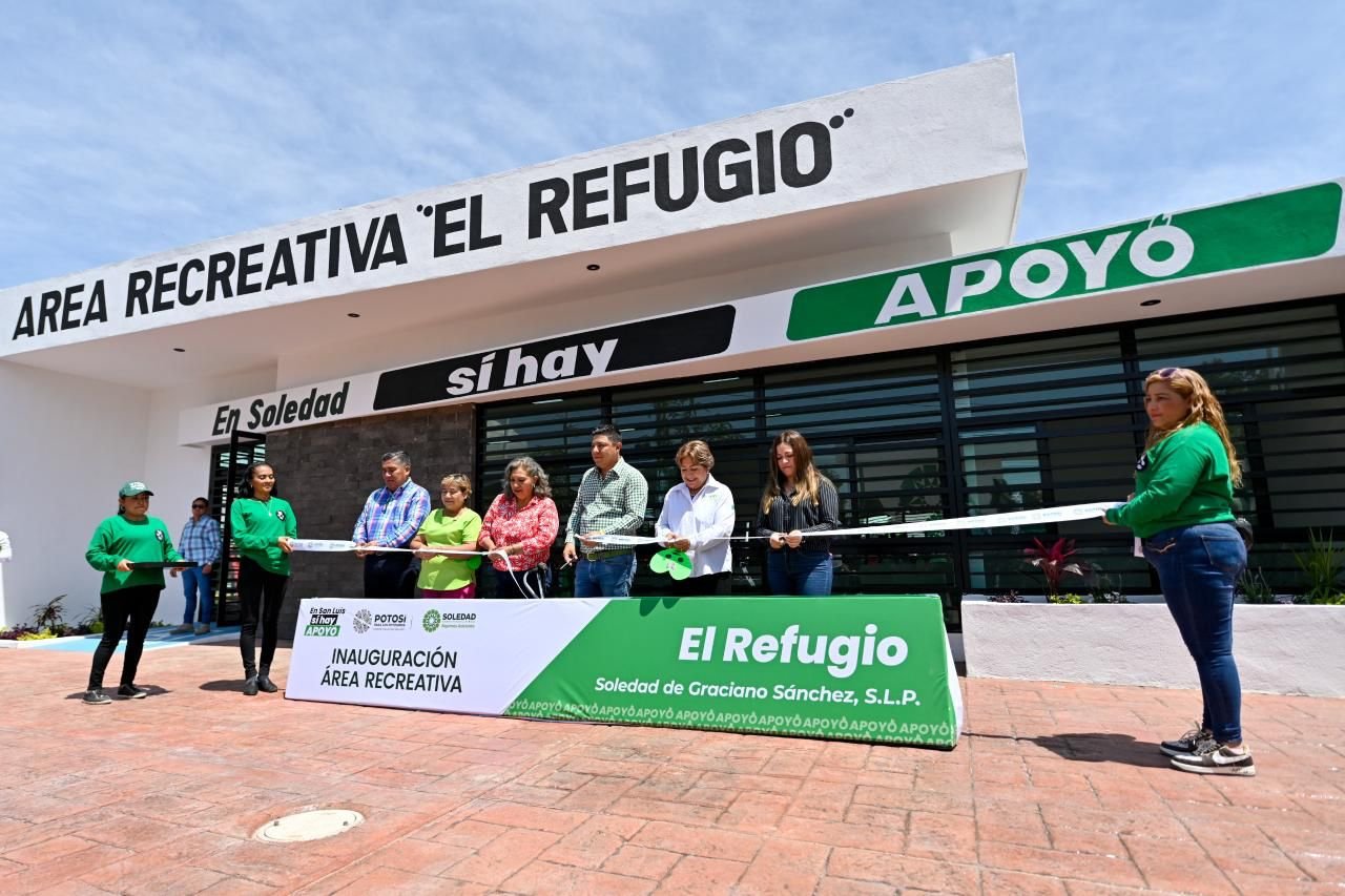 RICARDO GALLARDO ENTREGA UNIDAD RECREATIVA “EL REFUGIO” EN EL MUNICIPIO DE SOLEDAD