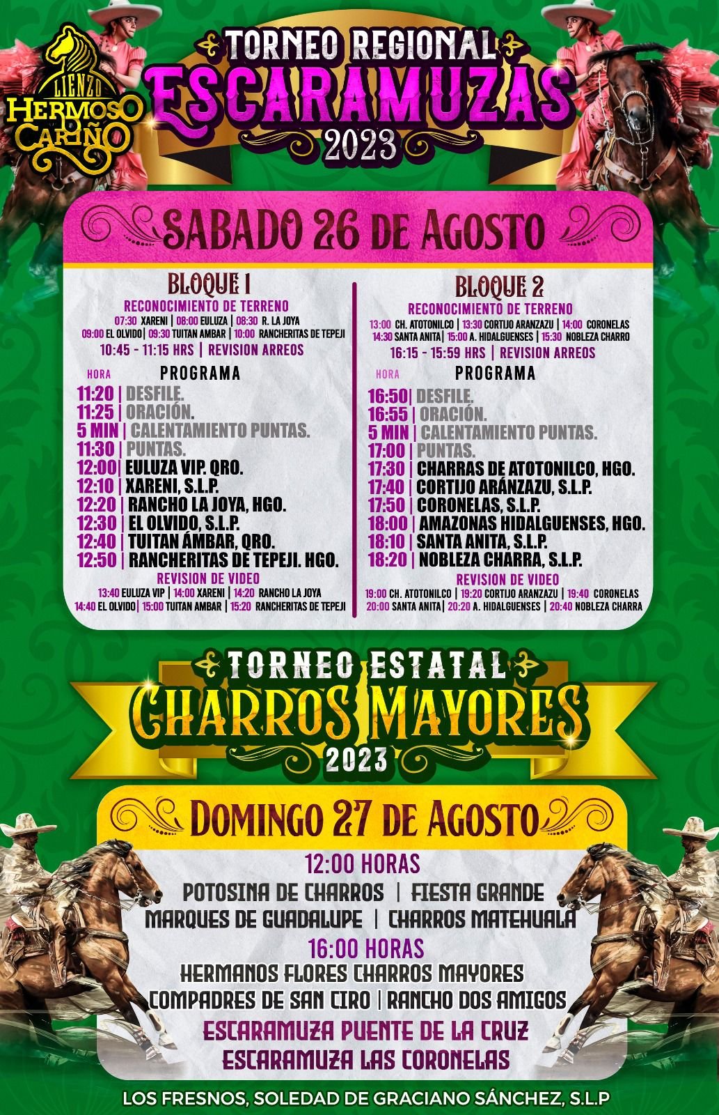VUELVE LA ACTIVIDAD AL LIENZO HERMOSO CARIÑO