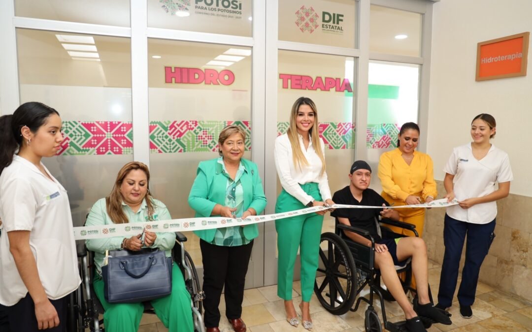 GOBIERNO ESTATAL RESCATA ÁREA DE HIDROTERAPIA EN EL CREE