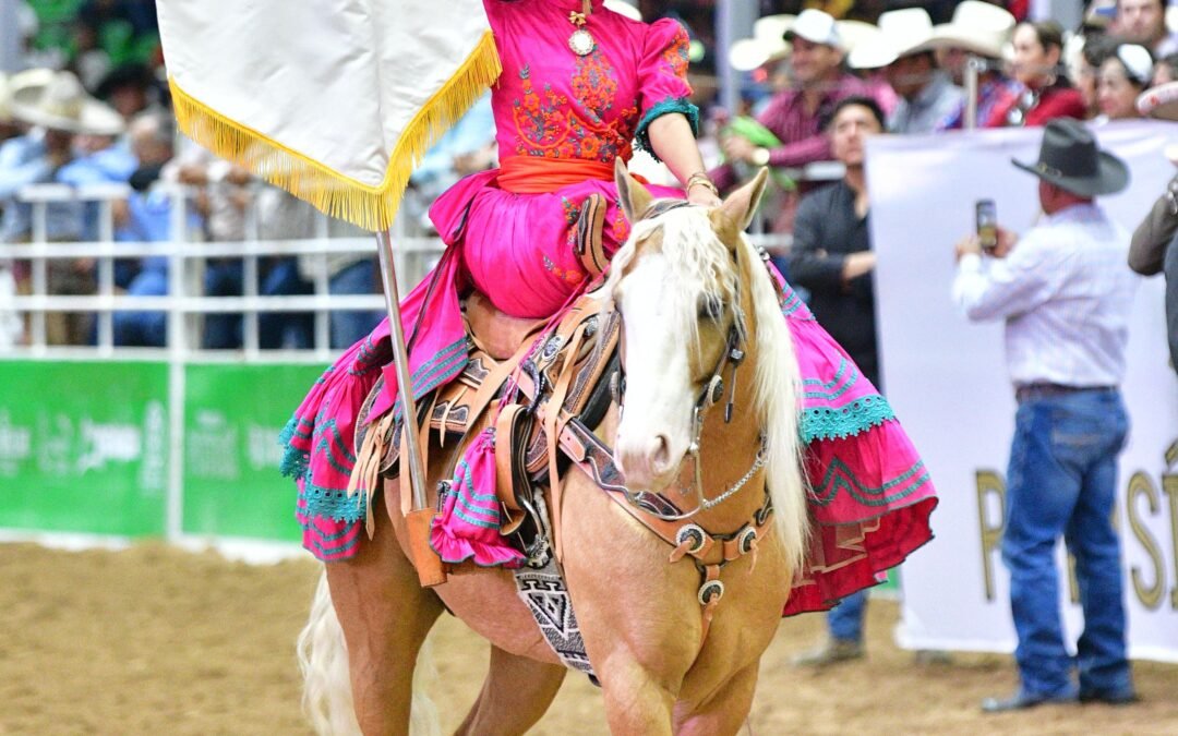 ESCARAMUZAS POTOSINAS PRESENTES EN EL NACIONAL CHARRO