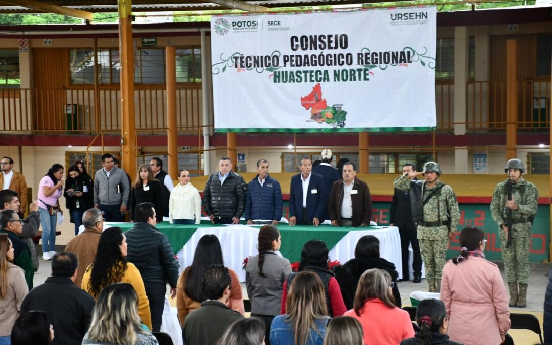 ESTADO REALIZA CONSEJOS TÉCNICOS EN APOYO AL MODELO EDUCATIVO