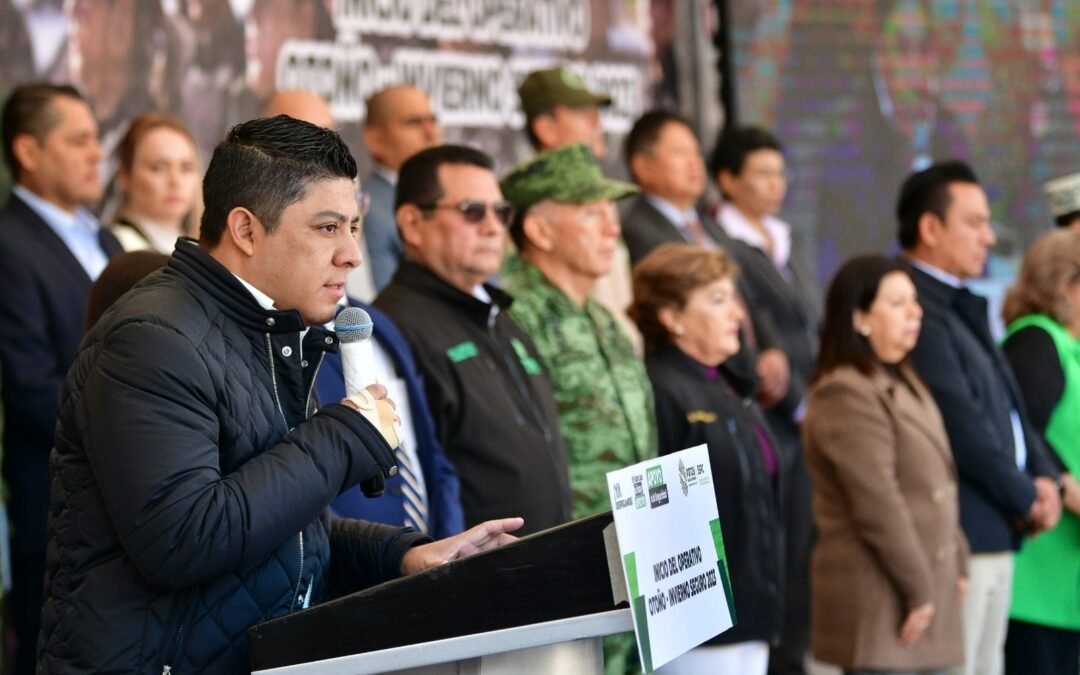 RICARDO GALLARDO ARRANCA OPERATIVO DE SEGURIDAD POR FIN DE AÑO