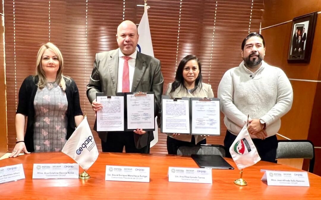 GOBIERNO ESTATAL Y CEGAIP FIRMAN CONVENIO