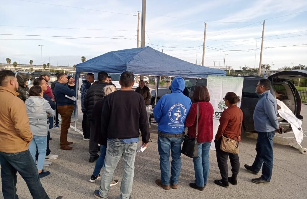 TODO LISTO PARA RECIBIR A LA CARAVANA DEL MIGRANTE POTOSINO