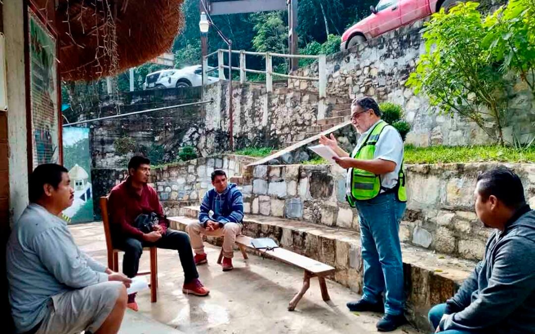 GOBIERNO INSPECCIONA SÓTANO DE LAS HUAHUAS EN AQUISMÓN