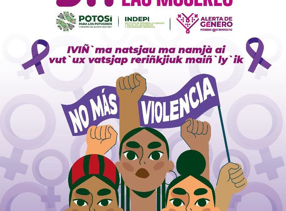 MUJERES INDÍGENAS PARTICIPAN EN ACTIVIDADES DEL 25N