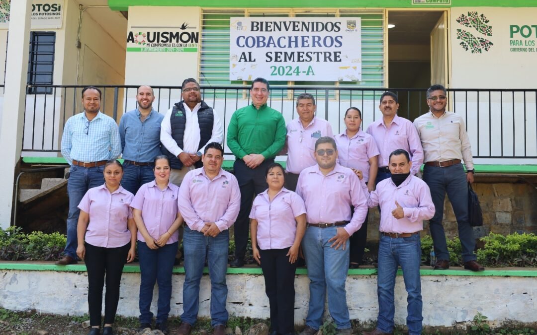 CON NUEVA AULA, LLEVA GOBIERNO MÁS APOYO EDUCATIVO A EMSAD EN AQUISMÓN