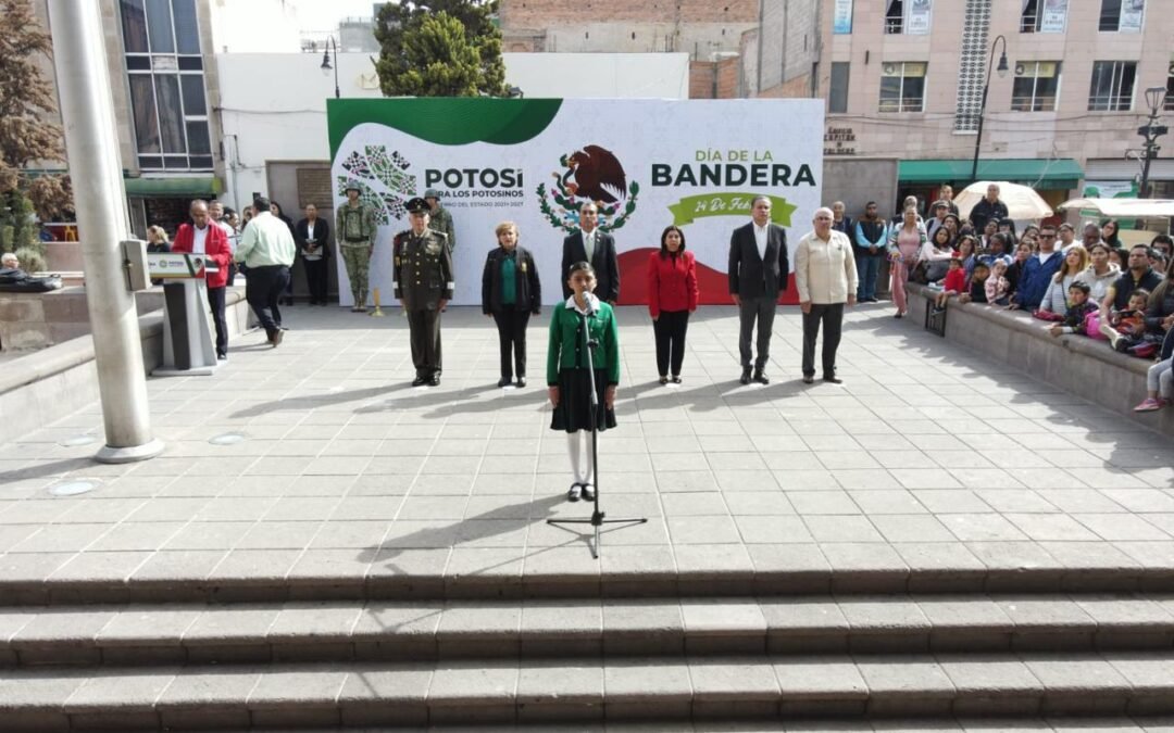 GOBIERNO DEL ESTADO CONMEMORA DÍA DE LA BANDERA 