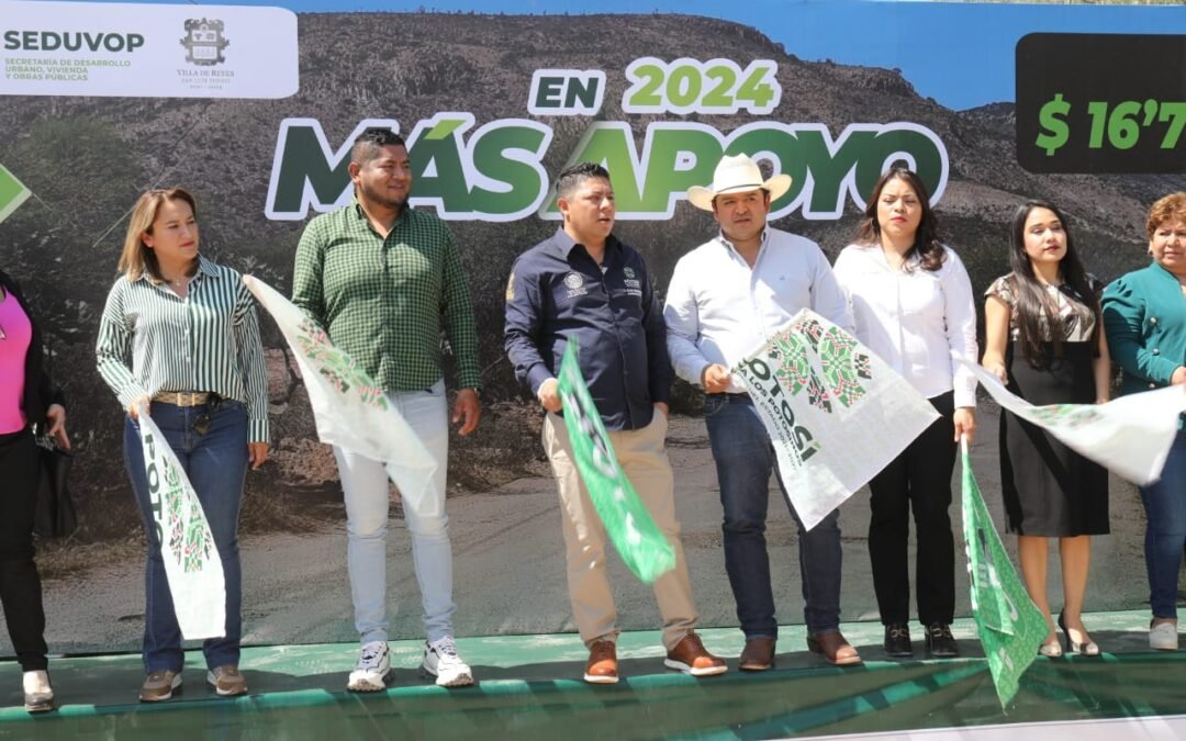 RICARDO GALLARDO ARRANCA REHABILITACIÓN DE CAMINO EN VILLA DE REYES