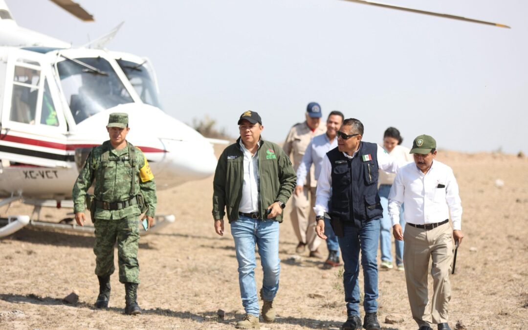 SUPERVISA GOBERNADOR SIERRA DE SAN MIGUELITO TRAS INCENDIOS