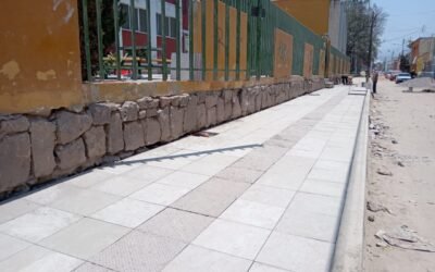 REPORTAN AVANCE EN OBRAS DE RESCATE DEL BARRIO DE SAN MIGUELITO