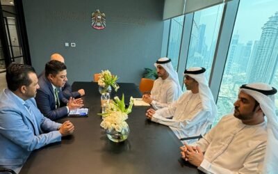 GOBERNADOR PROMOCIONA A SLP ANTE MINISTRO DE COMERCIO DE EMIRATOS ÁRABES UNIDOS