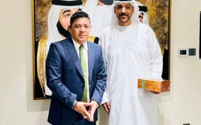 RICARDO GALLARDO SE REÚNE CON DIRECTIVOS DE EMPRESA TADWEER GROUP