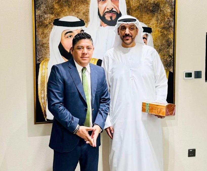 RICARDO GALLARDO SE REÚNE CON DIRECTIVOS DE EMPRESA TADWEER GROUP