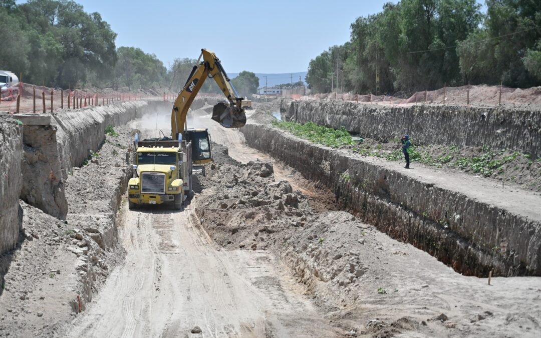 SUPERVISA RICARDO GALLARDO OBRAS DE AMPLIACIÓN DEL RÍO SANTIAGO