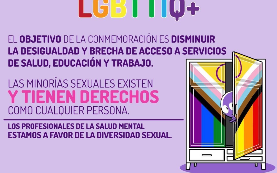 SALUD CONMEMORA EL DÍA INTERNACIONAL DEL ORGULLO LGBTTTIQ+ E INVITA A FORTALECER SU BIENESTAR