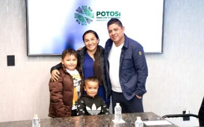 EL GOBERNADOR RICARDO GALLARDO CARDONA RECIBE A SANJUANA MALDONADO