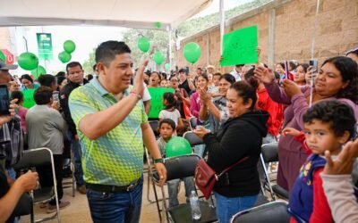 HABITANTES DE CERRO DE SAN PEDRO AGRADECEN AL GOBERNADOR POR OBRAS