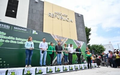 RICARDO GALLARDO ENTREGA REHABILITACIÓN DEL MERCADO REPÚBLICA