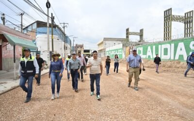RICARDO GALLARDO SUPERVISA AVANCE DE REHABILITACIÓN DE CALLE 50