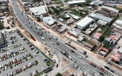 RICARDO GALLARDO SUPERVISA OBRAS DEL PUENTE EN CORONEL ROMERO