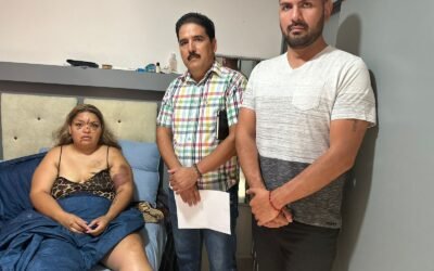 ESTADO ATIENDE A MUJER AFECTADA POR ACCIDENTE CARRETERO