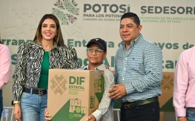 RICARDO GALLARDO LLEVA EL PROGRAMA SEGURIDAD ALIMENTARIA A GUANOS