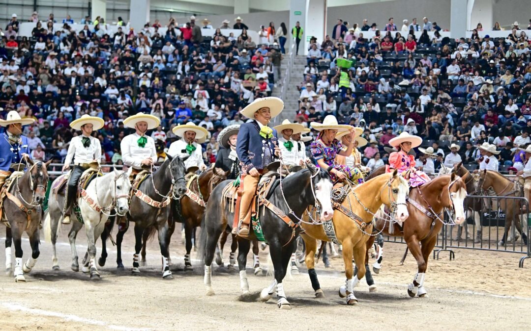 GOBERNADOR RICARDO GALLARDO INAUGURA COMPETENCIAS DEL NACIONAL CHARRO