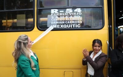 MÁS APOYO EN MOVILIDAD CON AMPLIACIÓN DE LA RUTA 54 A MEXQUITIC