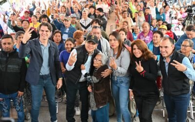 RICARDO GALLARDO ENTREGA SEGURIDAD ALIMENTARIA A FAMILIAS DE LA GENERAL I. MARTÍNEZ