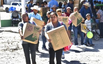 FAMILIAS DE GUADALCÁZAR AGRADECEN PROGRAMA SEGURIDAD ALIMENTARIA