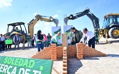 INICIA RICARDO GALLARDO CONSTRUCCIÓN DE SECUNDARIA EN VALLE DE LA PALMA