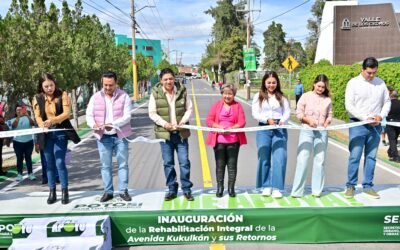 RICARDO GALLARDO ENTREGA UNA RELUCIENTE AVENIDA KUKULKAN