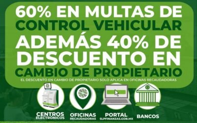 EL ESTADO ANUNCIA DESCUENTOS EN TRÁMITES VEHICULARES DURANTE NOVIEMBRE
