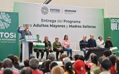 PERSONAS ADULTAS MAYORES Y MADRES SOLTERAS AVALAN APOYO DE RICARDO GALLARDO