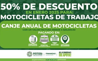 GOBIERNO DEL ESTADO BRINDA APOYO A MOTOCICLISTAS CON DESCUENTO EN CANJE ANUAL