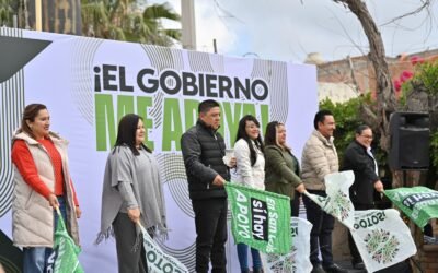 RICARDO GALLARDO ARRANCA RECONSTRUCCIÓN DE AVENIDA EN VILLA DE POZOS