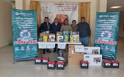 ENTREGAN EQUIPO PARA REFORZAR LAS ACCIONES  CONTRA EL DENGUE EN EL ESTADO