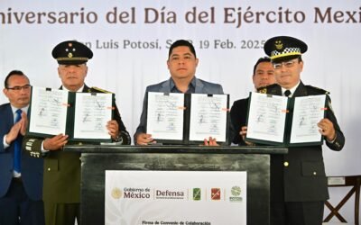 RICARDO GALLARDO CELEBRA DÍA DEL EJÉRCITO Y ANUNCIA APOYO A FAMILIAS DE MILITARES CAÍDOS