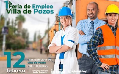 REALIZARÁ GOBIERNO ESTATAL PRIMERA FERIA DEL EMPLEO EN VILLA DE POZOS