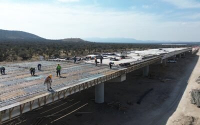 PUENTE VEHICULAR EN VILLA DE REYES REGISTRA AVANCE DEL 75 POR CIENTO