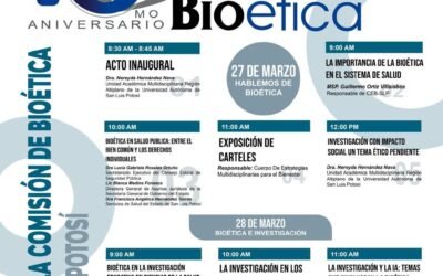 INVITA SERVICIOS DE SALUD A LAS JORNADAS DE BIOÉTICA EN LA UASLP CAMPUS MATEHUALA