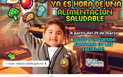 TERMINA COMIDA CHATARRA EN LAS ESCUELAS