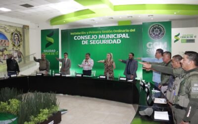 ESTADO INSTALA CONSEJO DE SEGURIDAD PÚBLICA DE SOLEDAD DE GRACIANO SÁNCHEZ