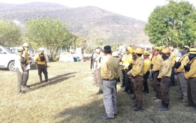 AVANZA EL COMBATE DE INCENDIOS FORESTALES EN SLP